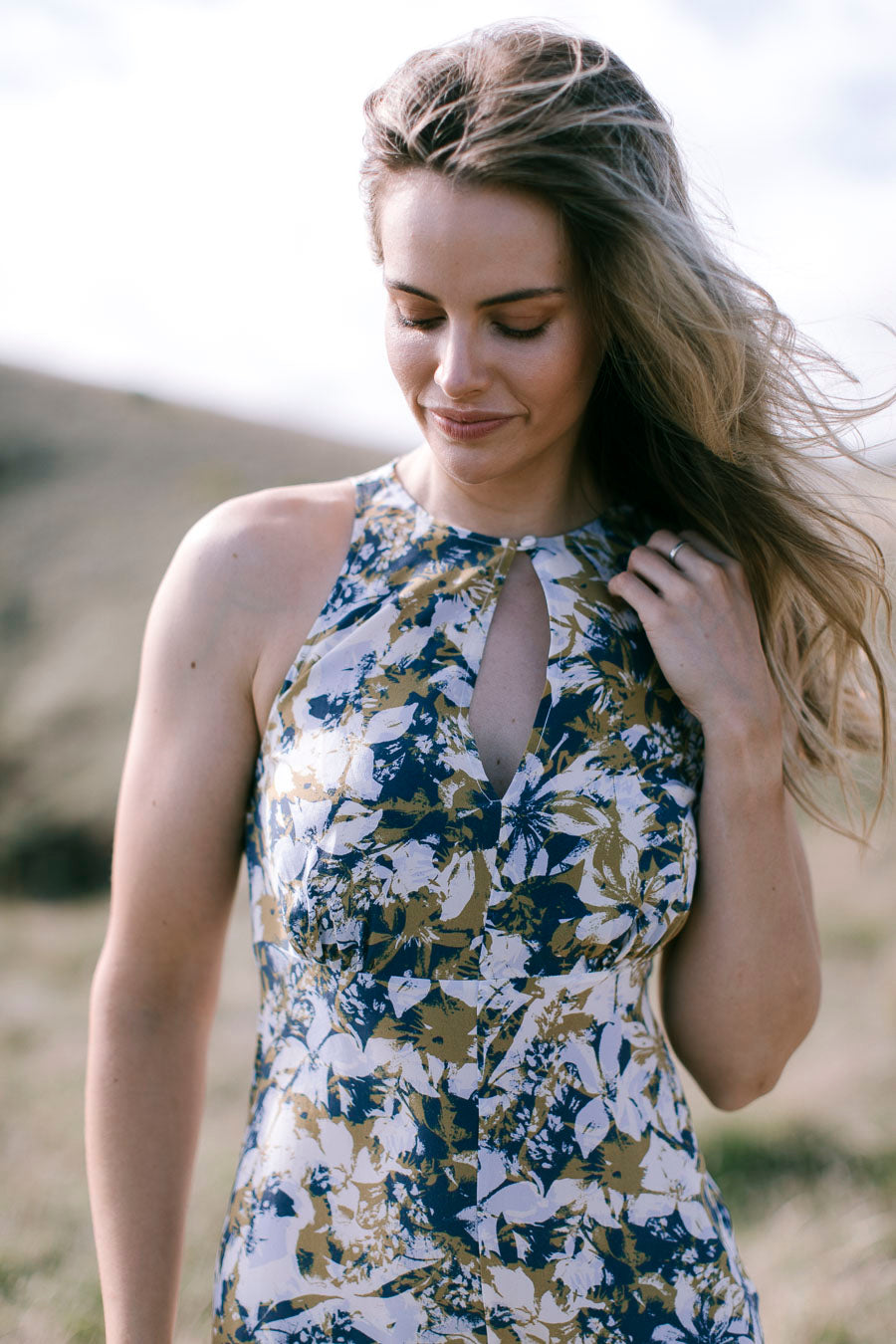 Aisling Print Silk Dress